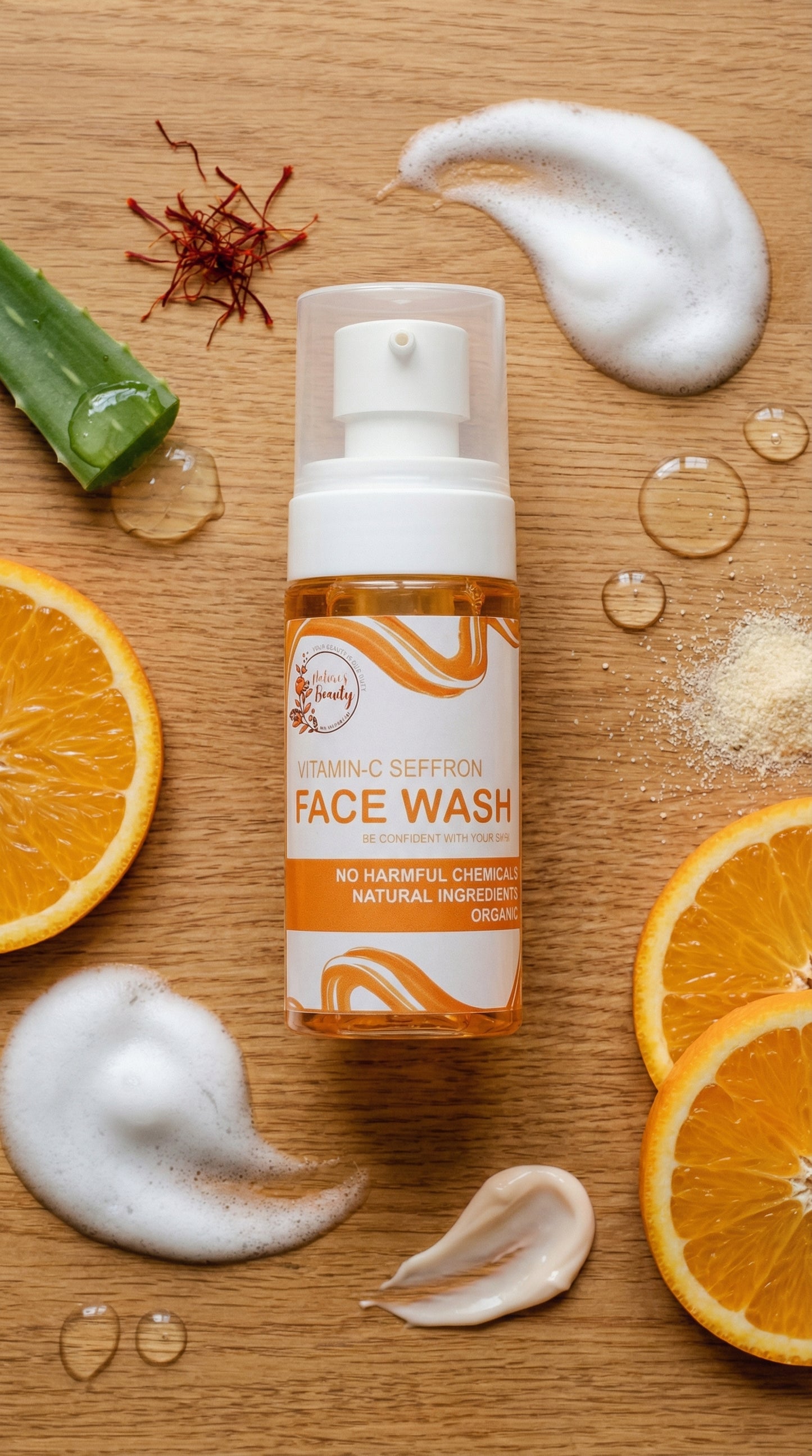 Vitamin-C & Saffron Face Wash - 50ml