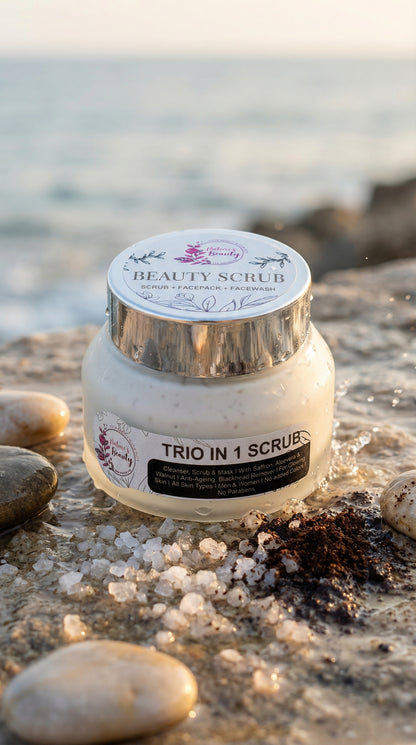 3-in-1 Scrub: Scrub, Face Pack & Face Wash - 50g