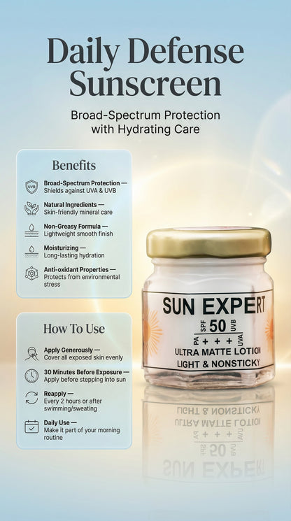 SPF 50+++ Sunscreen Lotion - 50g