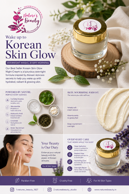 Luxury Korean Night Cream | Premium Skincare